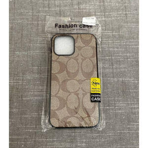 New FASHION Coach khaki 13 PRO MAX iPhone Case